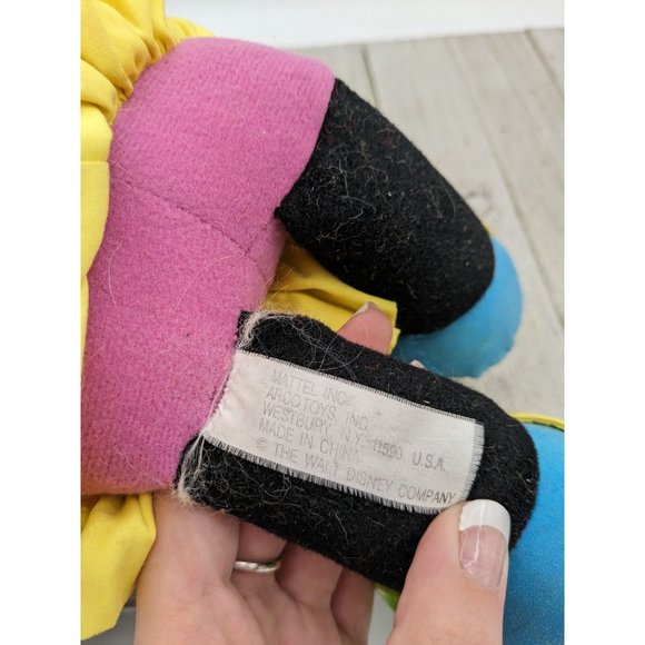 Learn to Dress vintage Minnie Mouse Plush Mattel Arcotoy 15" toy doll - Picture 4 of 4